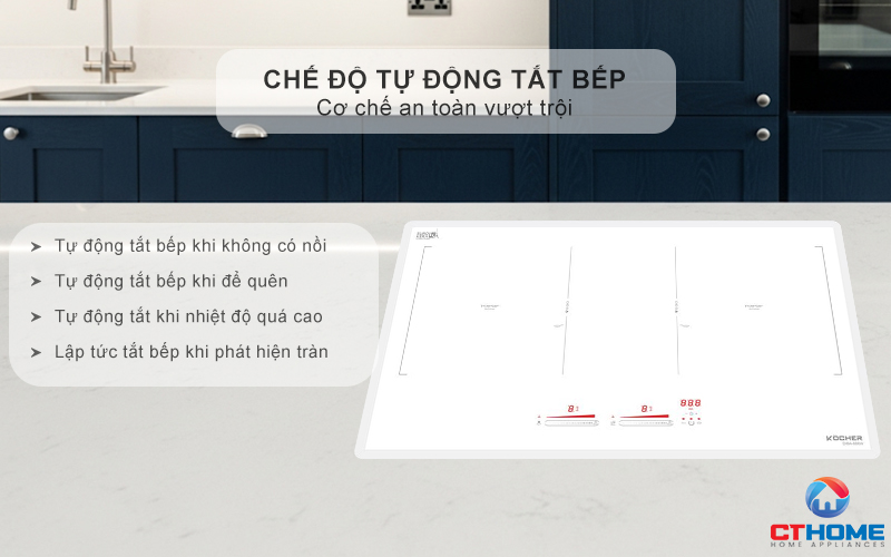 Chế độ tự động tắt bếp