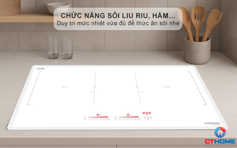 Chức năng sôi liu riu, lăn tăn, hầm…