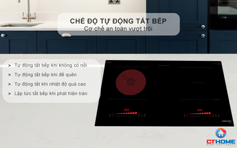 Chế độ tự động tắt bếp