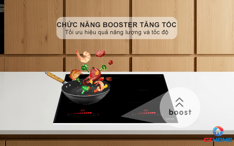 Chức năng booster đun nấu tăng tốc