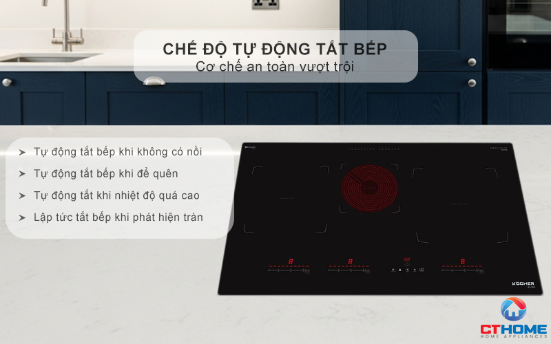 Chế độ tự động tắt bếp