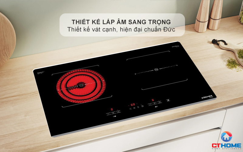 Thiết kế hiện đại, vát cạnh sang trọng và tinh tế