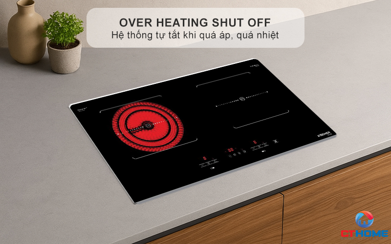 Over heating shut off - Hệ thống tự tắt khi quá áp, quá nhiệt