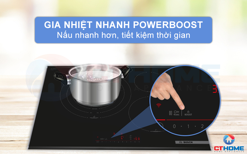 Nấu nướng siêu tốc với PowerBoost