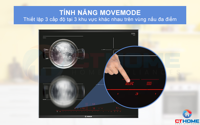 Cài đặt 3 cấp độ khác nhau trên vùng đa điểm với MoveMode.