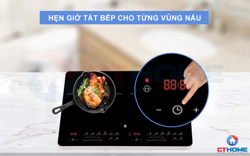 Cài đặt giờ nấu giúp bạn dành thời gian cho công việc khác.