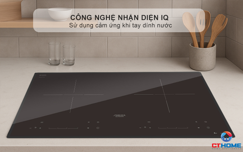 Công nghệ IQ sử dụng khi tay dính nước