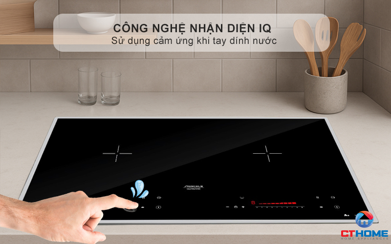 Công nghệ IQ sử dụng khi tay dính nước