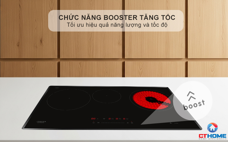 Công nghệ nấu nhanh Booster – Tăng tốc độ nấu vượt trội