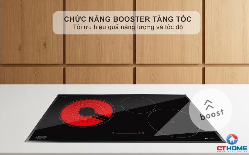 Công nghệ nấu nhanh Booster – Tăng tốc độ nấu vượt trội
