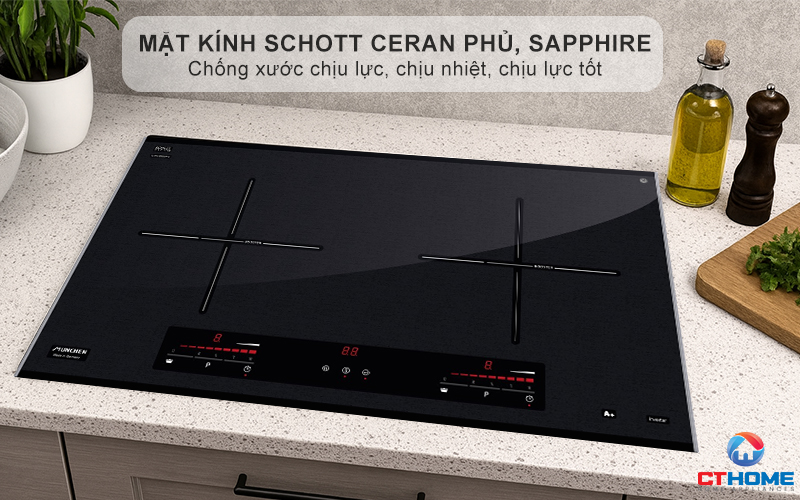 Mặt kính Schott Ceran phủ lớp Sapphire chống xước