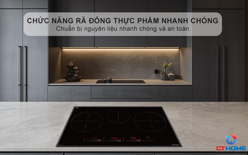Chức năng rã đông (Defrost) thực phẩm nhanh chóng, tiện lợi