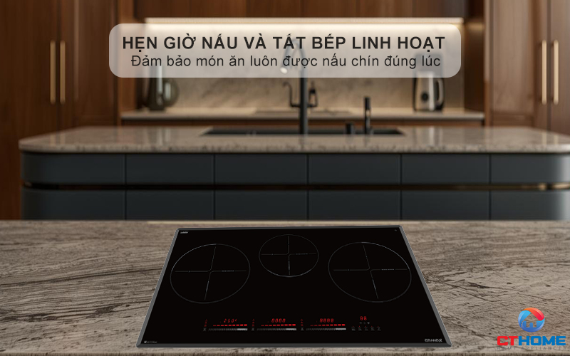 Hẹn giờ nấu và tắt bếp linh hoạt - Chủ động hơn khi nấu nướng