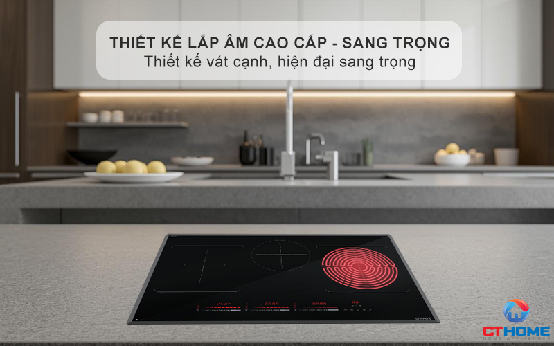 Thiết kế lắp âm cao cấp - sang trọng