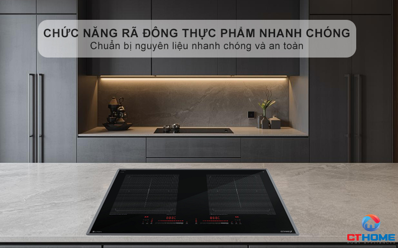 Chức năng rã đông (Defrost) thực phẩm nhanh chóng, tiện lợi