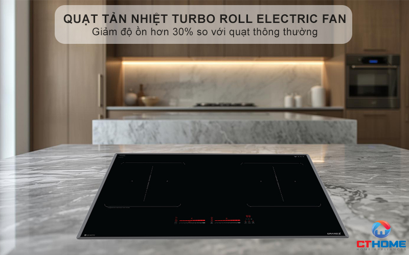 Quạt tản nhiệt Turbo Roll Electric Fan, giảm độ ồn hơn 30% so với quạt thông thường