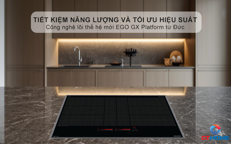 Tiết kiệm năng lượng và tối ưu hiệu suất nấu nướng với công nghệ lõi thế hệ mới EGO GX Platform từ Đức