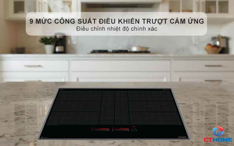9 mức công suất điều khiển trượt cảm ứng, điều chỉnh nhiệt độ chính xác