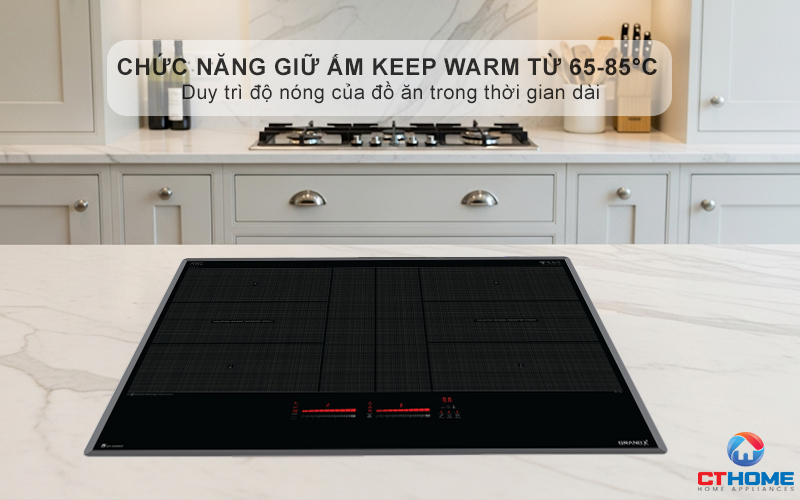 Chức năng giữ ấm Keep Warm từ 65-85°C, duy trì độ nóng của đồ ăn trong thời gian dài