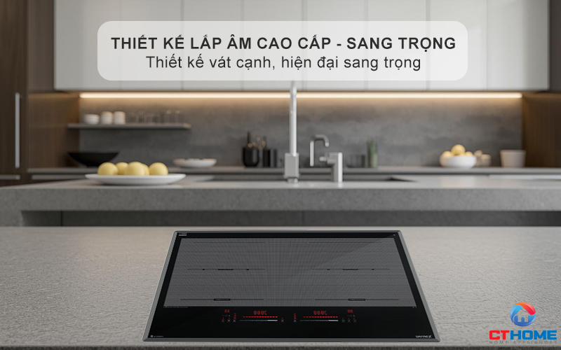 Thiết kế lắp âm cao cấp - sang trọng