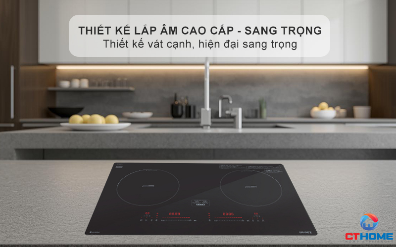 Thiết kế lắp âm cao cấp - sang trọng