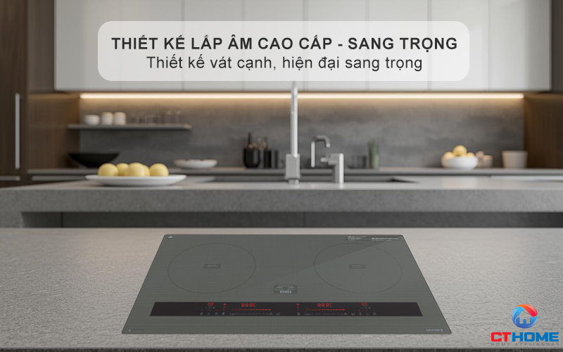 Thiết kế lắp âm cao cấp - sang trọng