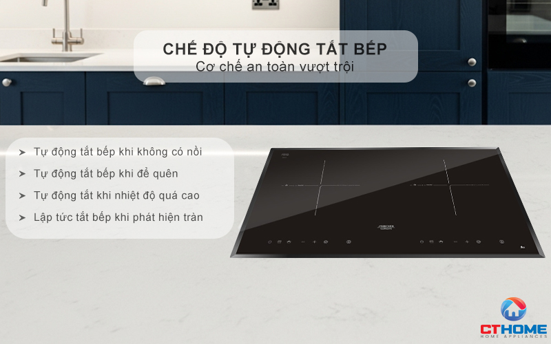 Tự động tắt bếp khi không có vật dụng