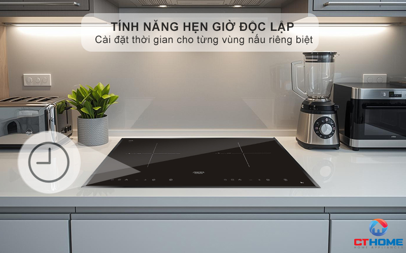 Hẹn giờ nấu và tắt bếp