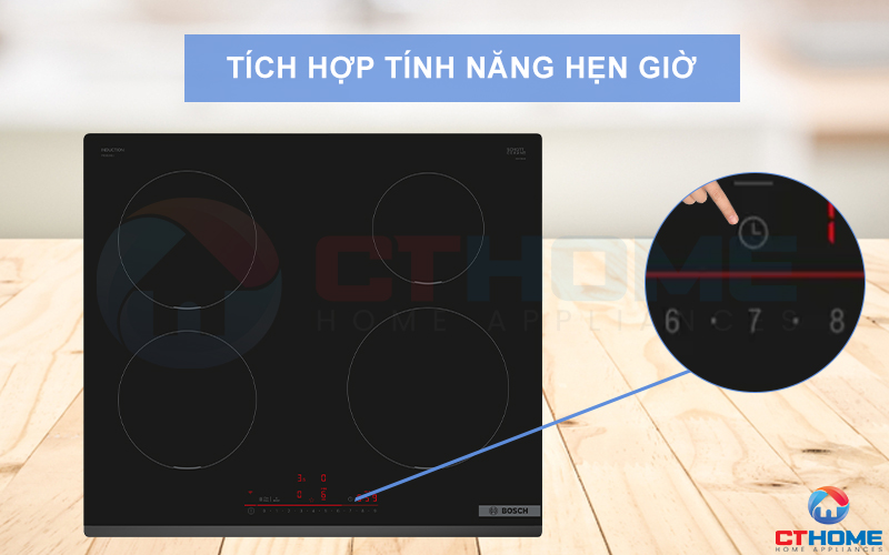 BẾP TỪ 4 VÙNG NẤU BOSCH PIE631HB1E SERIE 6 8