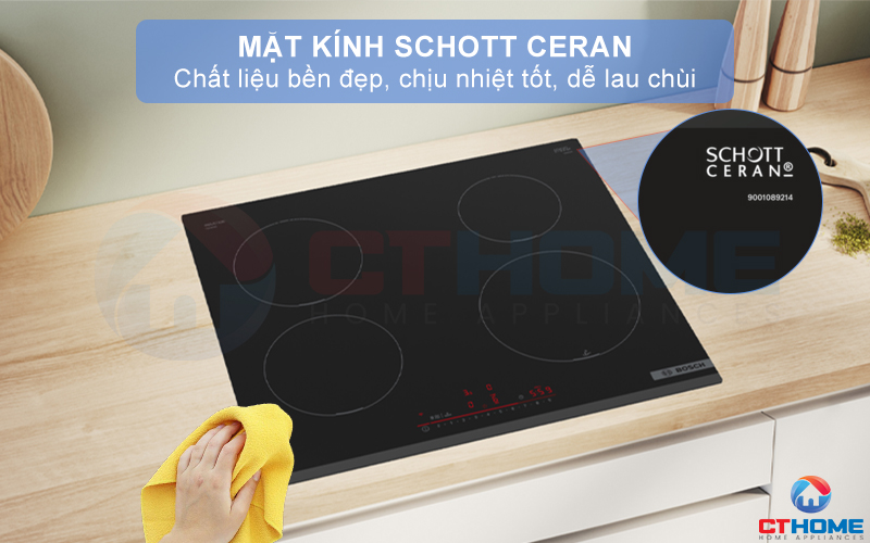 BẾP TỪ 4 VÙNG NẤU BOSCH PIE631HB1E SERIE 6 2