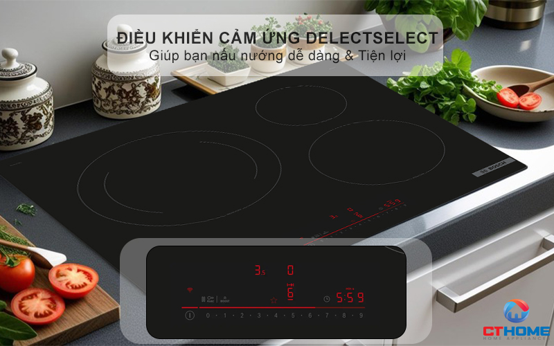 Điều khiển cảm ứng DirectSelect giúp bạn nấu nướng dễ dàng