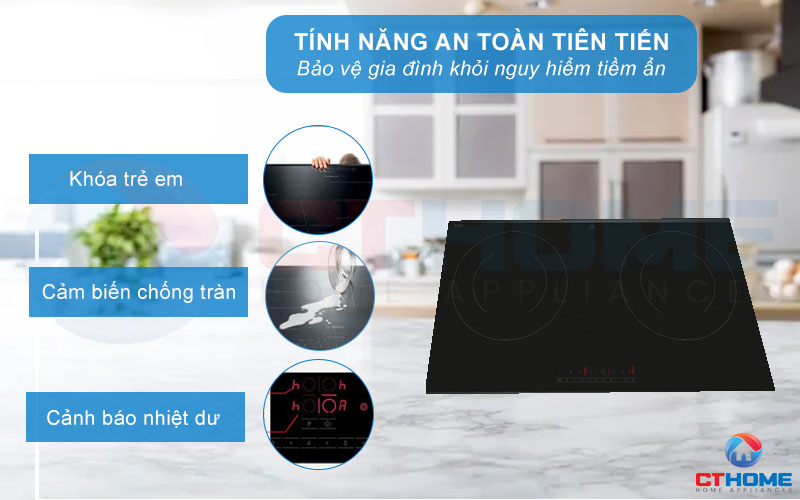 Bảo vệ người dùng và thiết bị hiệu quả với các tính năng an toàn