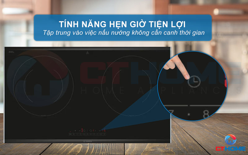 Tích hợp tính năng hẹn giờ tiện lợi