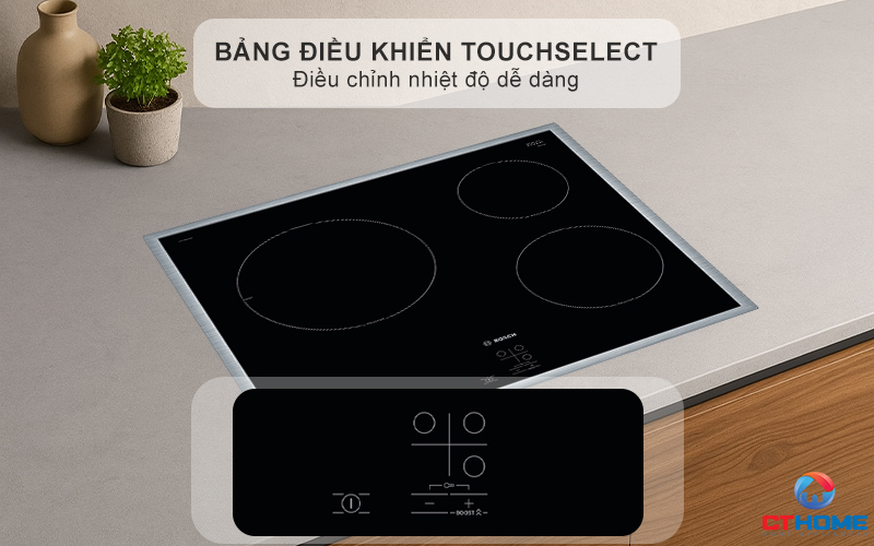 Nấu nướng dễ dàng với điều khiển cảm ứng TouchSelect