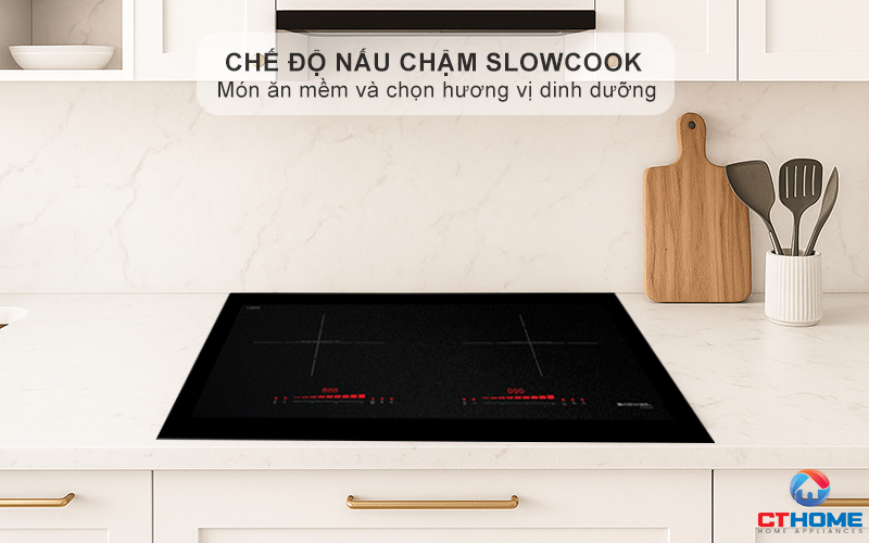 Chế độ nấu chậm SlowCook giúp món ăn mềm và chọn hương vị dinh dưỡng
