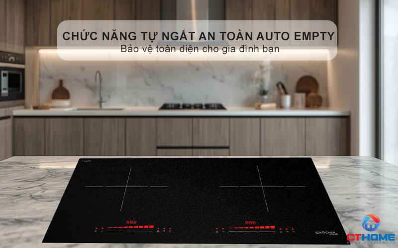 Chức năng tự ngắt an toàn Auto Empty