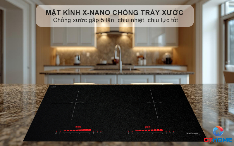 Mặt kính X-NANO chống trầy xước, va đập gấp 5 lần