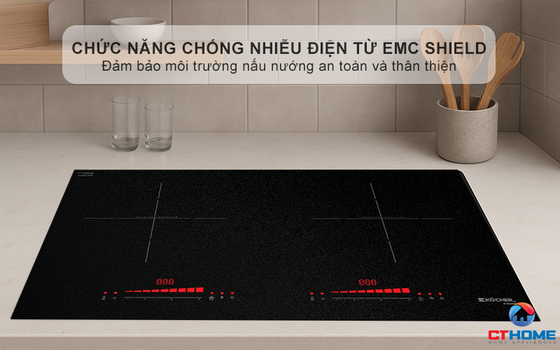 Chức năng chống nhiễu điện từ EMC Shield