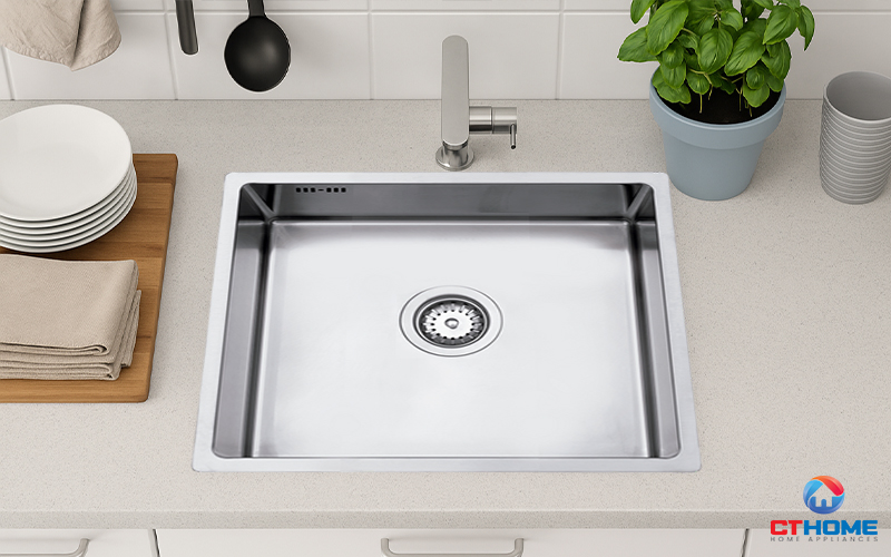 CHẬU RỬA BÁT INOX TEKA 1 HỐC RỬA BEX LINEA 50.40 BEXLINEA5040 1