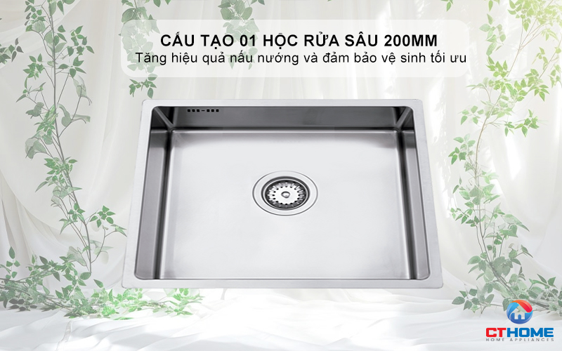 CHẬU RỬA BÁT INOX TEKA 1 HỐC RỬA BEX LINEA 50.40 BEXLINEA5040 2