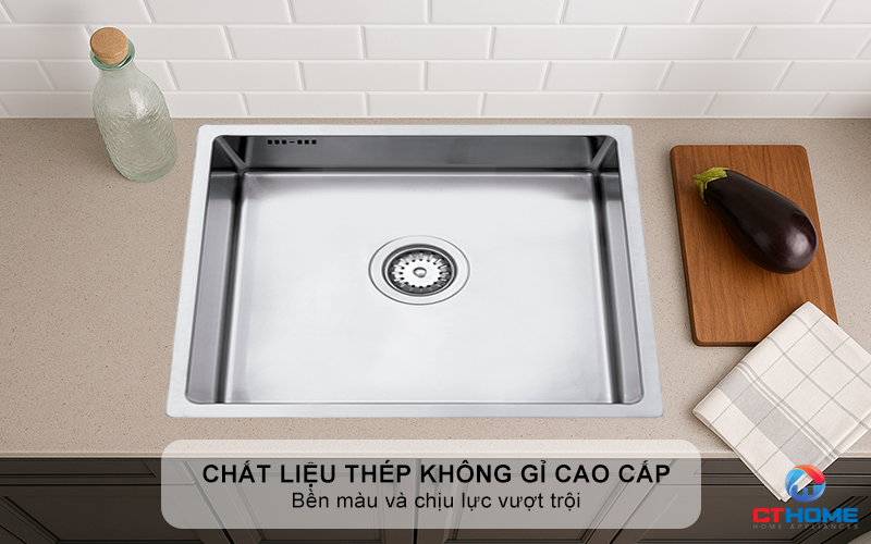 CHẬU RỬA BÁT INOX TEKA 1 HỐC RỬA BEX LINEA 50.40 BEXLINEA5040 3