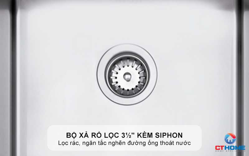 CHẬU RỬA BÁT INOX TEKA 1 HỐC RỬA BEX LINEA 50.40 BEXLINEA5040 5