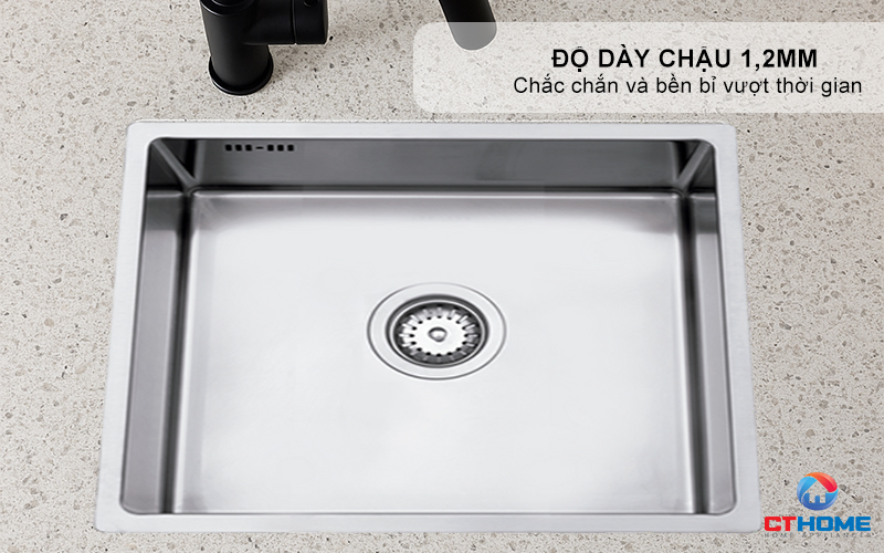 CHẬU RỬA BÁT INOX TEKA 1 HỐC RỬA BEX LINEA 50.40 BEXLINEA5040 6