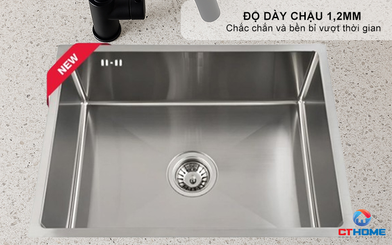 CHẬU INOX 1 HỐC RỬA BEX LINEA 55.40 BEXLINEA5540 6