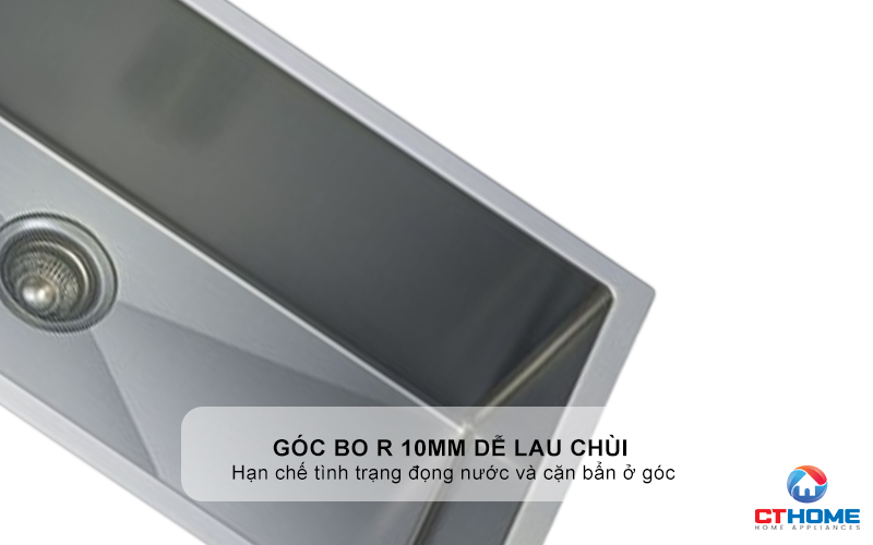CHẬU INOX 1 HỐC RỬA  BEX LINEA 70.40 1B (R10) BEXLINEA70401BR10 4