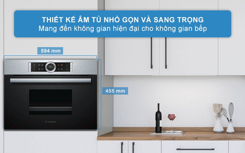 Thiết kế âm tủ sang trọng và hiện đại 