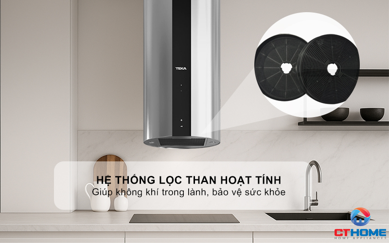 MÁY HÚT MÙI ỐC ĐẢO TEKA CC 485 NGANG 40CM  CC485 6