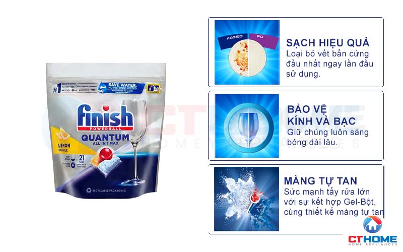 VIÊN RỬA BÁT FINISH QUANTUM 21 VIÊN CHÍNH HÃNG 3