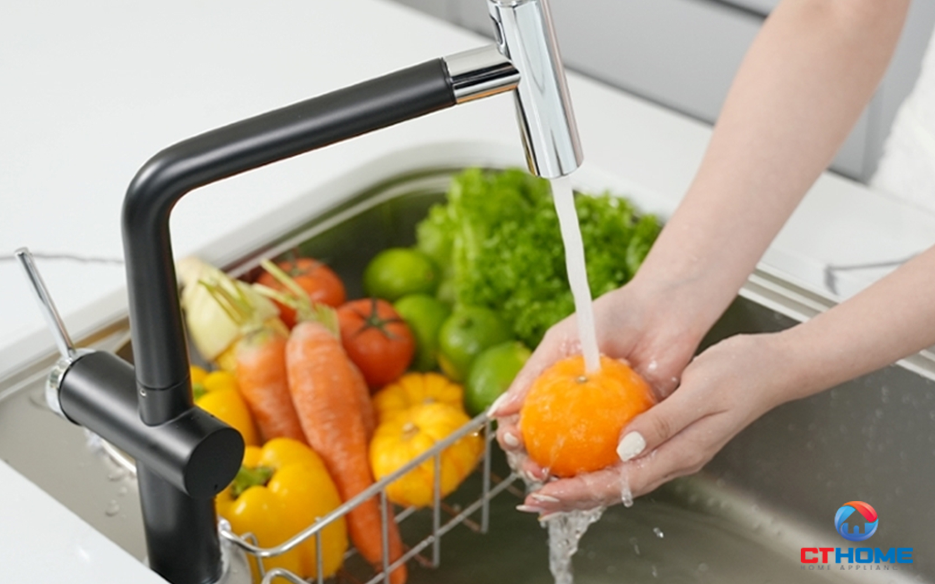 VÒI RỬA BÁT DÂY RÚT VOLTA BLACK VOLTABLACK 7