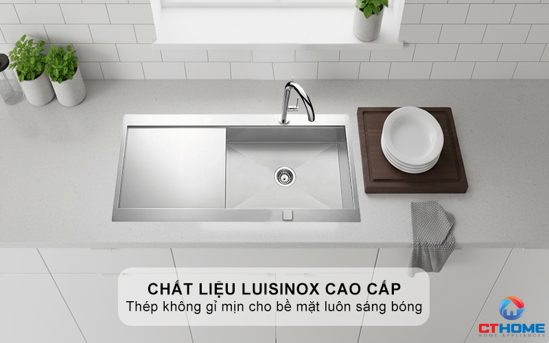 Chất liệu Luisinox cao cấp - bền đẹp theo thời gian